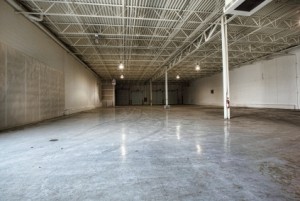 Empty interior of building